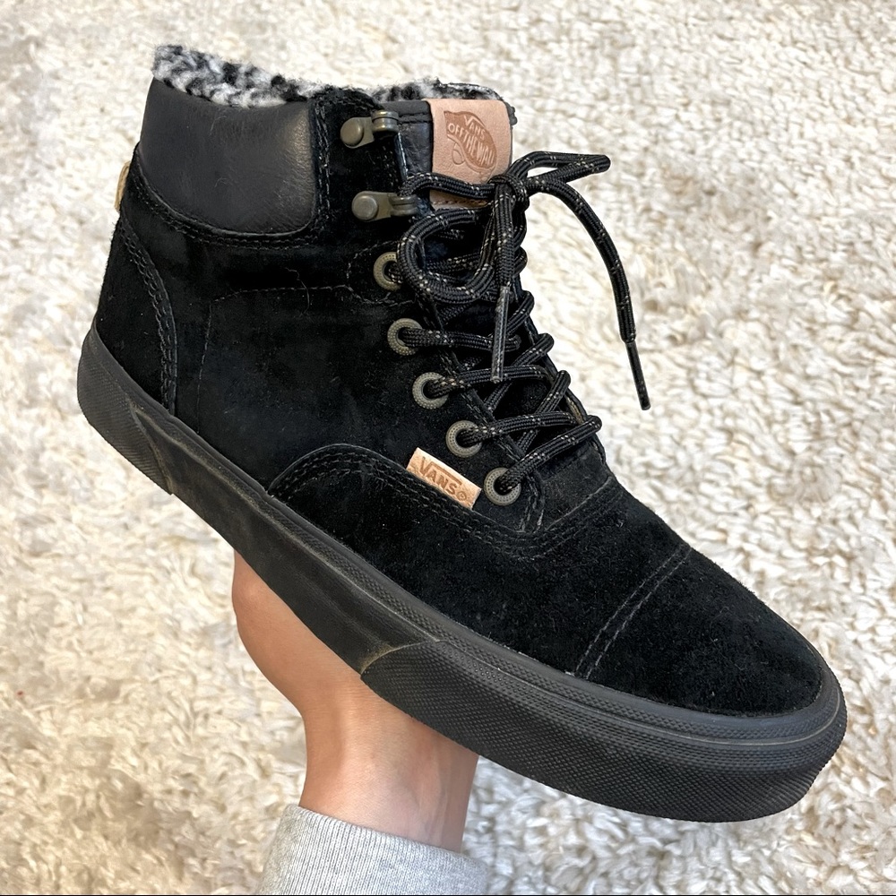 NWOT Fur Lined Vans